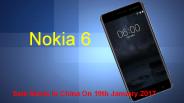 Nokia 6-Sale Starts On 19th January 2017