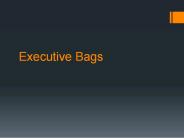 Executive Bag Manufacturers in chennai