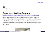 supertech gurgaon sector 68