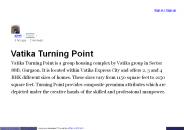 Vatika The Turning Point Gurgaon Property