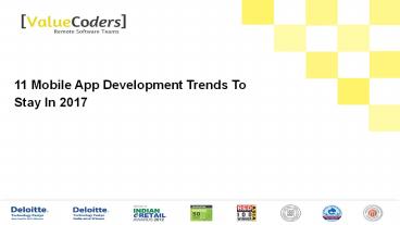 11 Mobile App Development Trends in 2017