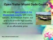 Open Trailer Florida Keys
