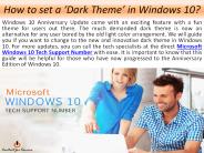 How to set a ‘Dark Theme’ in Windows 10?