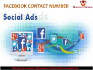 Facebook Contact Number Always Active to Help You