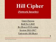 Hill Cipher