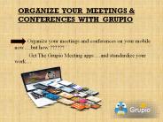 Choose Grupio Meeting Apps – For Your Meetings.
