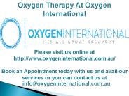 Oxygen Therapy