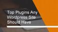 Top Plugins Any Wordpress Site Should Have PowerPoint PPT Presentation
