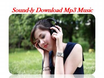 Sound-ly Mp3 Songs Download