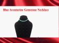 Blue Aventurine Gemstone Necklace
