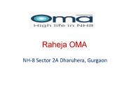 Raheja OMA NH-8 Sector 2A Dharuhera, Gurgaon