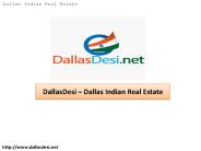 DallasDesi – Dallas Indian Real Estate