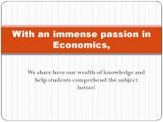 Economics Tutor