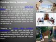 Furniture Moving Companies PowerPoint PPT Presentation