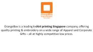 T-Shirt Printing Singapore