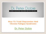 How To Treat Depression And Chronic Fatigue Syndrome