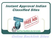 Instant Approval Indian Classified Sites List