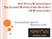 Silk laminated Lamination business card