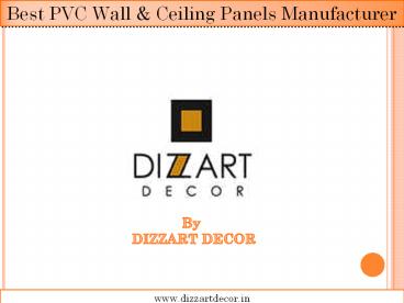 PVC wall and Ceiling Panels in Delhi and India