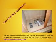 Toe Kick Duct Extension