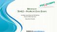Pass4sure 70-412 Microsoft Exam Dumps PowerPoint PPT Presentation