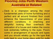 Flooring jobs in Perth