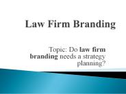 Law Firm Branding
