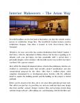 Interior Makeovers - The Asian Way PowerPoint PPT Presentation