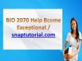 BIO 2070 Help Bcome Exceptional / snaptutorial.com PowerPoint PPT Presentation