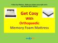 Get Cosy With Orthopaedic Memory Foam Mattress PowerPoint PPT Presentation