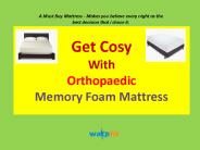 Get Cosy With Orthopaedic Memory Foam Mattress