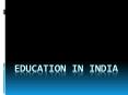 Education in India PowerPoint PPT Presentation