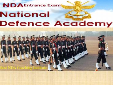 NDA Coaching in Chandigarh