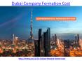 Which is the best Dubai Freezone License Cost PowerPoint PPT Presentation