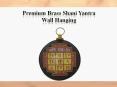 Premium Brass Shani Yantra Wall Hanging PowerPoint PPT Presentation