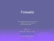 Lecture 10 Firewall