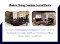 Modern Dining Furniture South Florida PowerPoint PPT Presentation