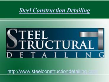 2D shop drawings -  Steel Construction Detailing