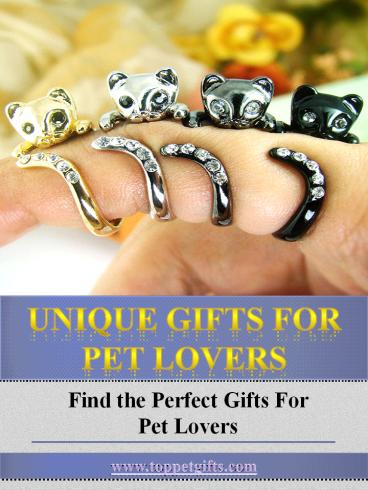 unique gifts for pet lovers