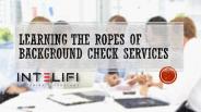 Learning the Ropes of Background Check Services