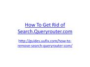 How to Get Rid of Search.queryrouter.com