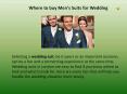 Mens Wedding suit PowerPoint PPT Presentation
