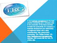 Managing Distribution Networks in York - Tacticalrg