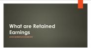 What are Retained Earnings - Leigh Barker Accountant