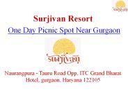 One Day Picnic Spot Near Gurgaon
