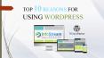Top 10 Reasons For Using Wordpress PowerPoint PPT Presentation