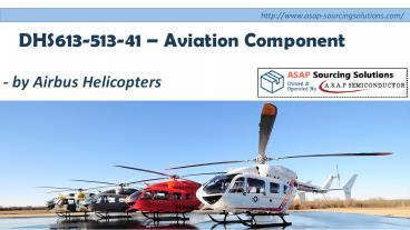 DHS613-513-41 – Aviation Component by Airbus Helicopter