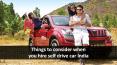 Things to consider when you hire self-drive car India PowerPoint PPT Presentation