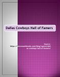 As of January 2017, there are 12 Dallas Cowboys sitting joyfully in the Hall of Fame. Pop Quiz: Can you name them all? PowerPoint PPT Presentation