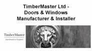 TimberMaster Ltd - Doors & Windows Installer and Manufacturer